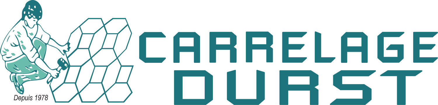 Logo carrelage Durst bleu